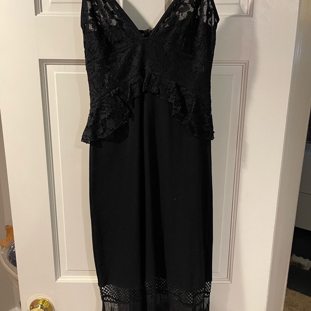 Brand new peplum dress with straps